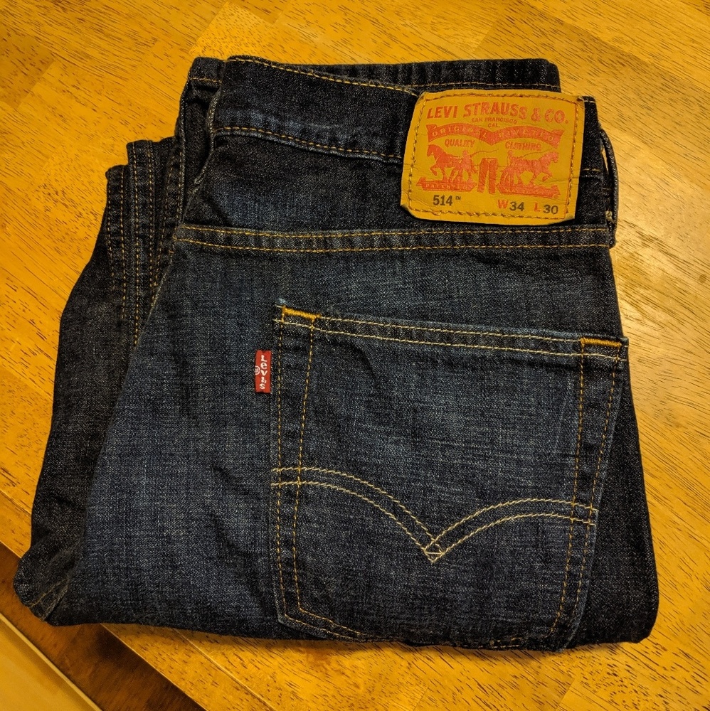 Levi's Men's Jeans 514 34w 30L